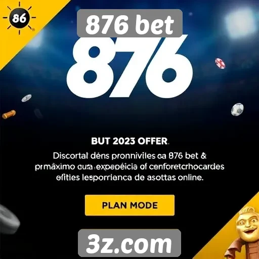 Ofertas promocionais disponíveis na 876 bet